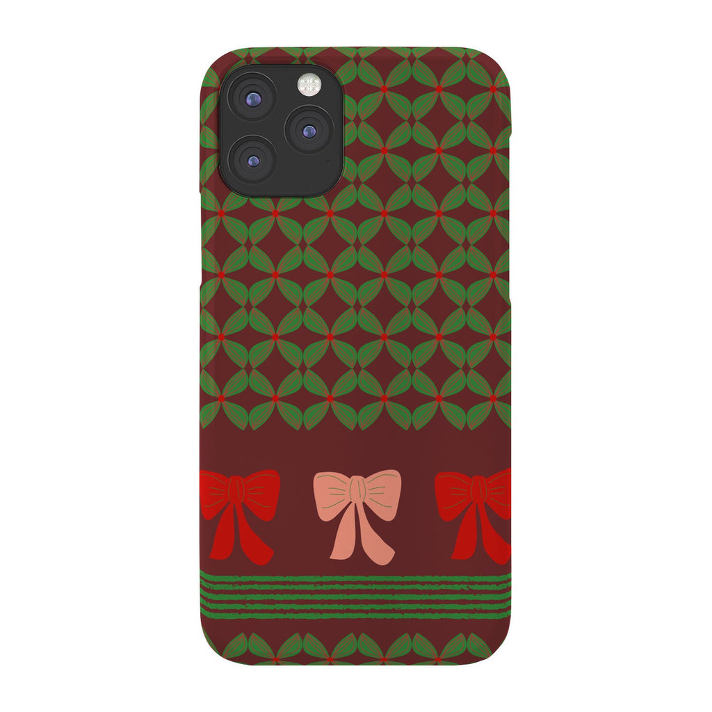 Mirimo Bows and Christmas Greens Phone Case