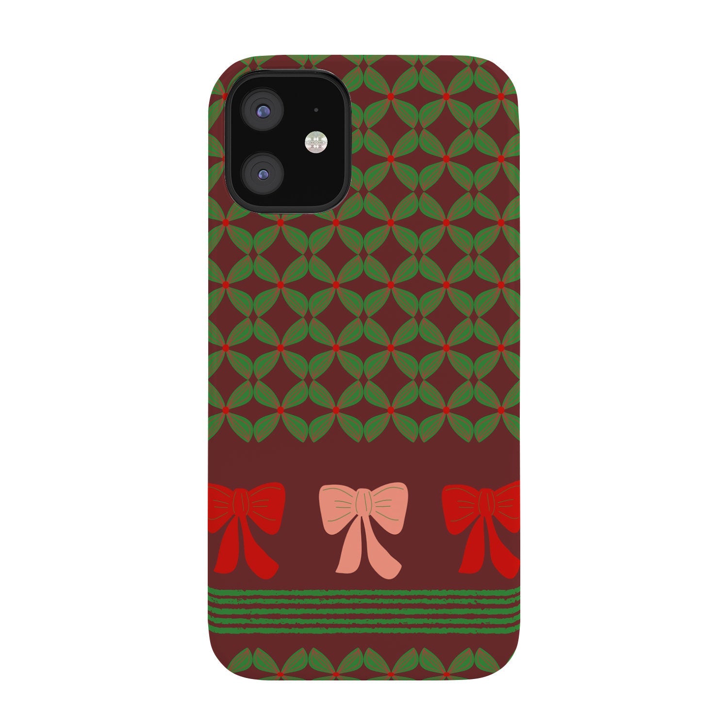 Mirimo Bows and Christmas Greens Phone Case