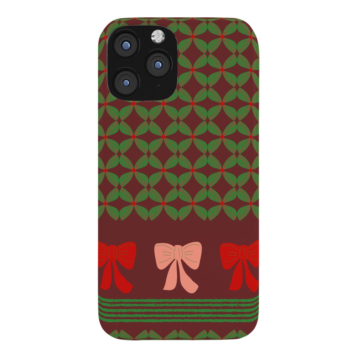 Mirimo Bows and Christmas Greens Phone Case