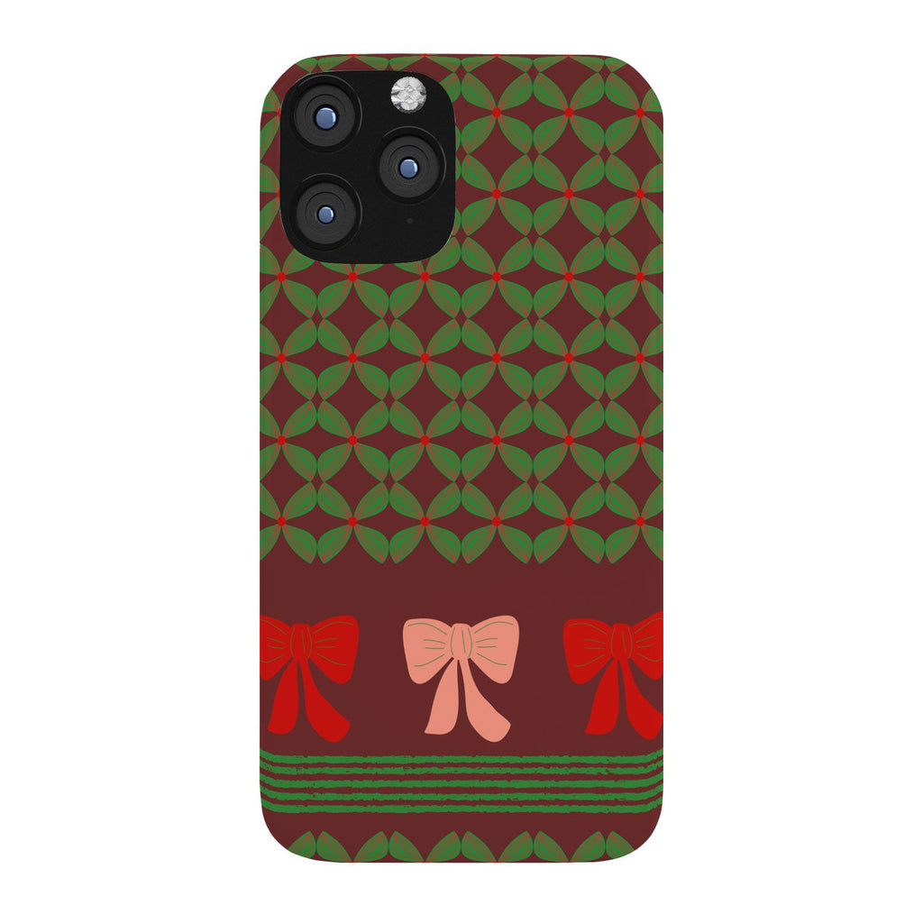 Mirimo Bows and Christmas Greens Phone Case