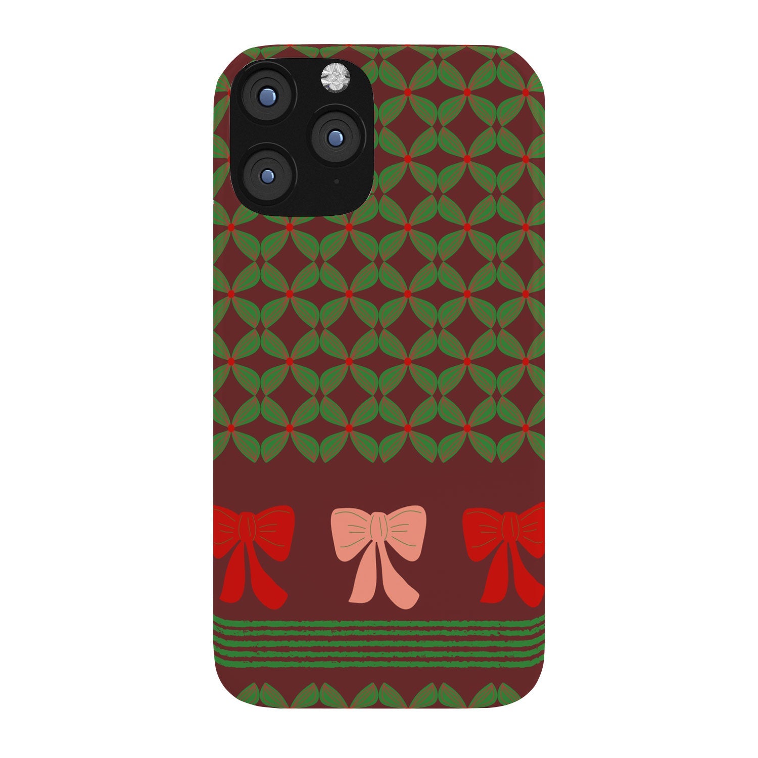 Mirimo Bows and Christmas Greens Phone Case