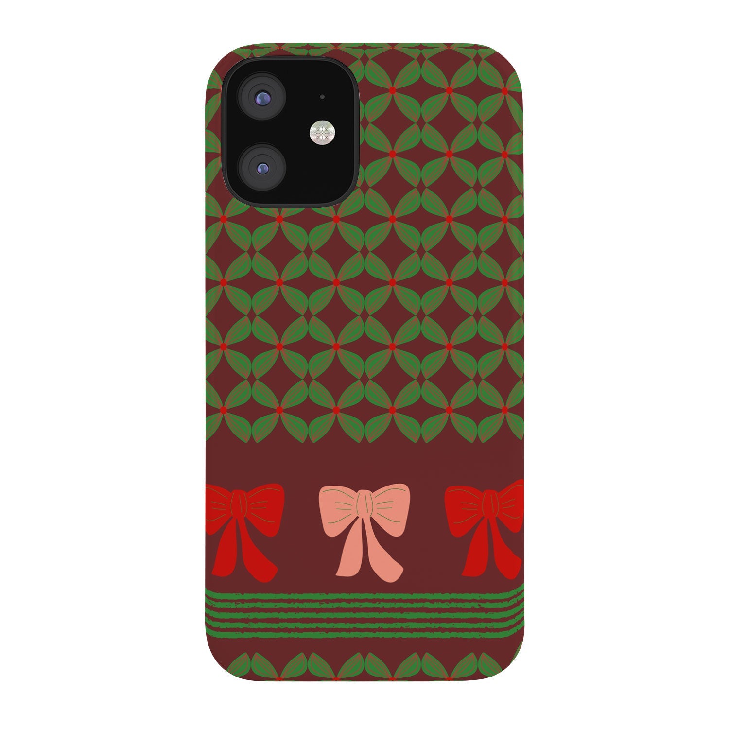 Mirimo Bows and Christmas Greens Phone Case