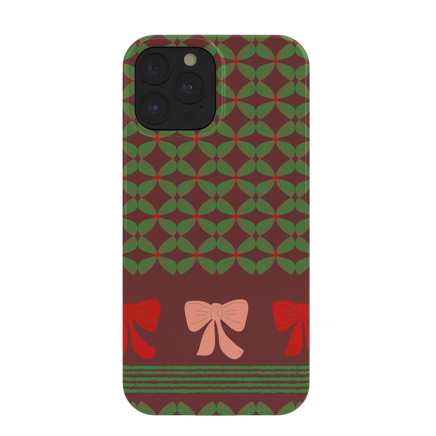 Mirimo Bows and Christmas Greens Phone Case