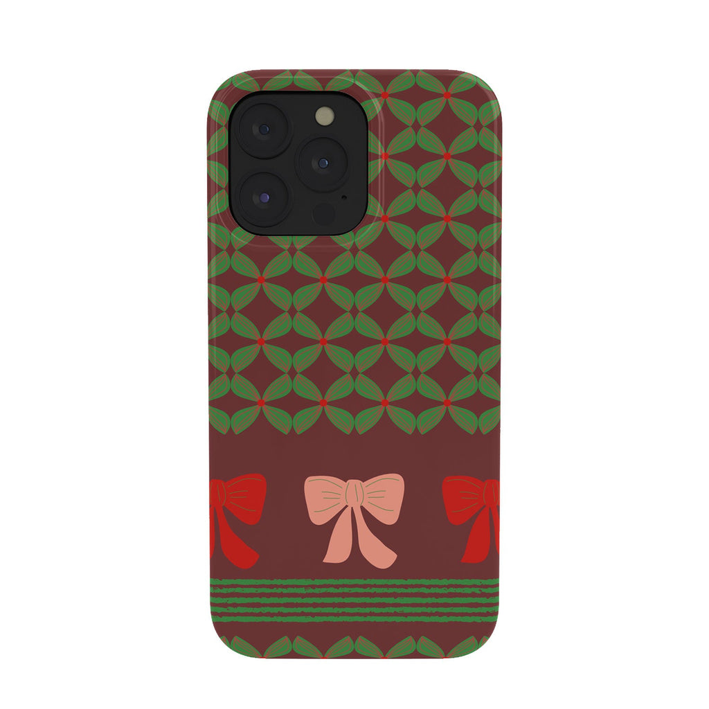 Mirimo Bows and Christmas Greens Phone Case