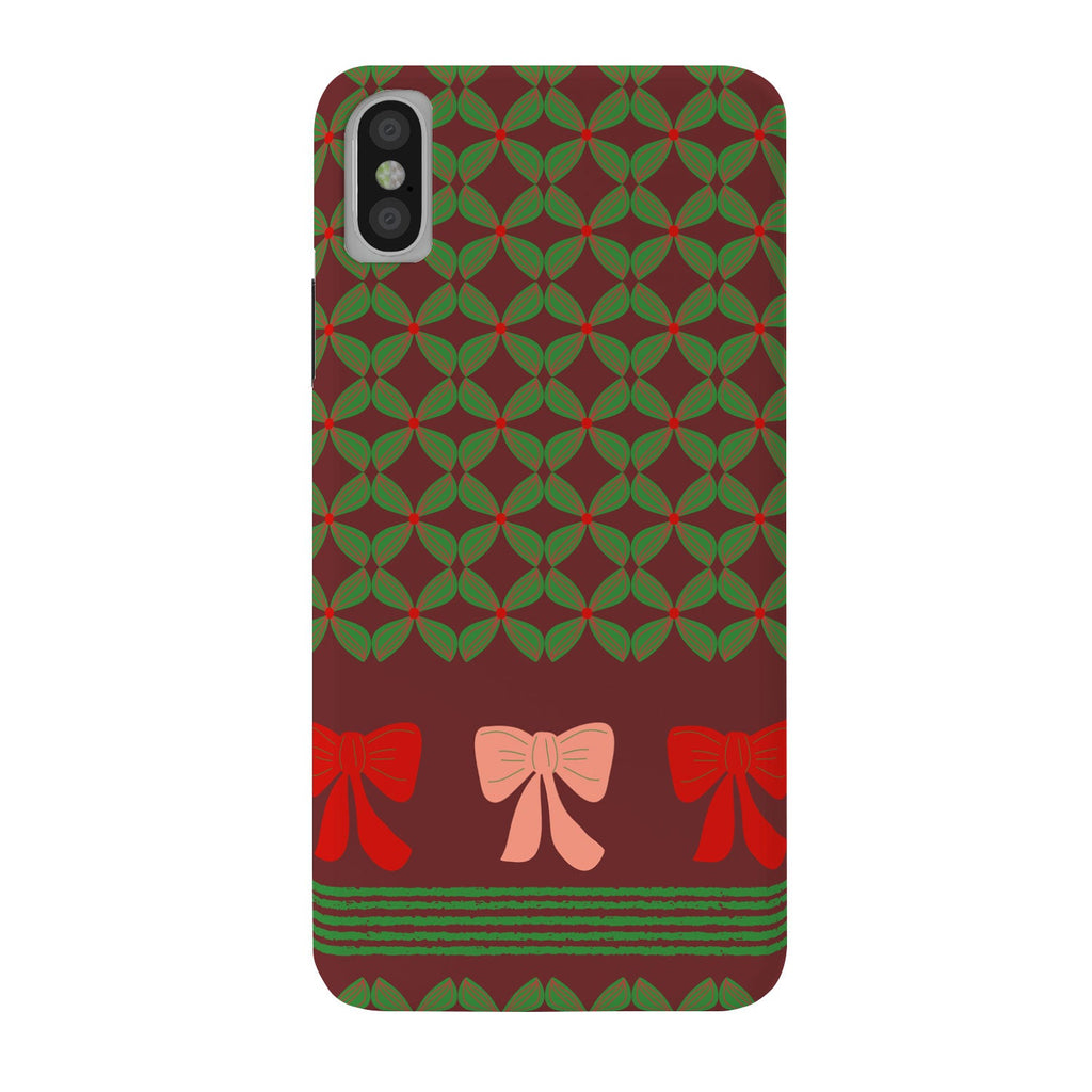 Mirimo Bows and Christmas Greens Phone Case