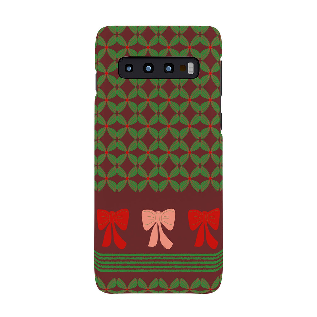 Mirimo Bows and Christmas Greens Phone Case