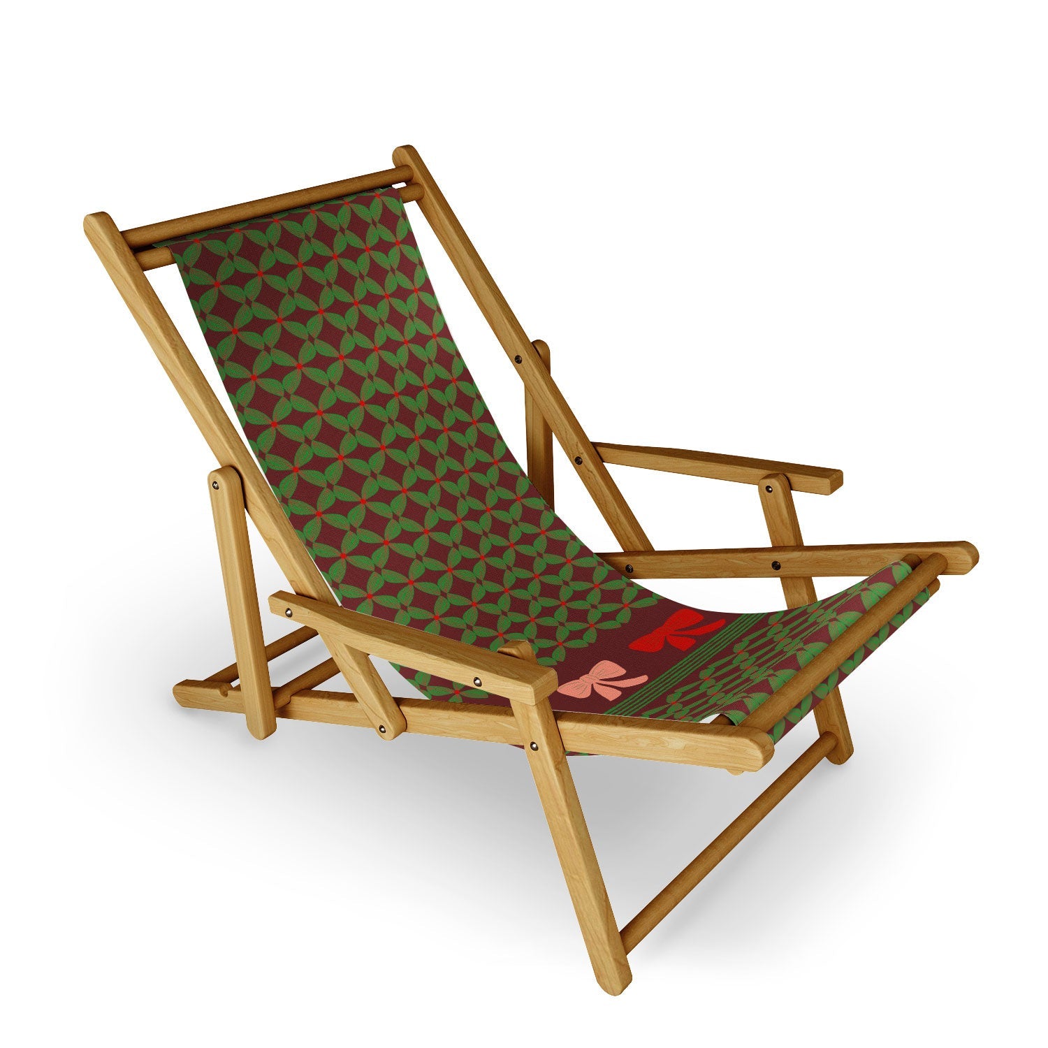 Mirimo Bows and Christmas Greens Sling Chair