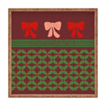 Mirimo Bows and Christmas Greens Square Tray