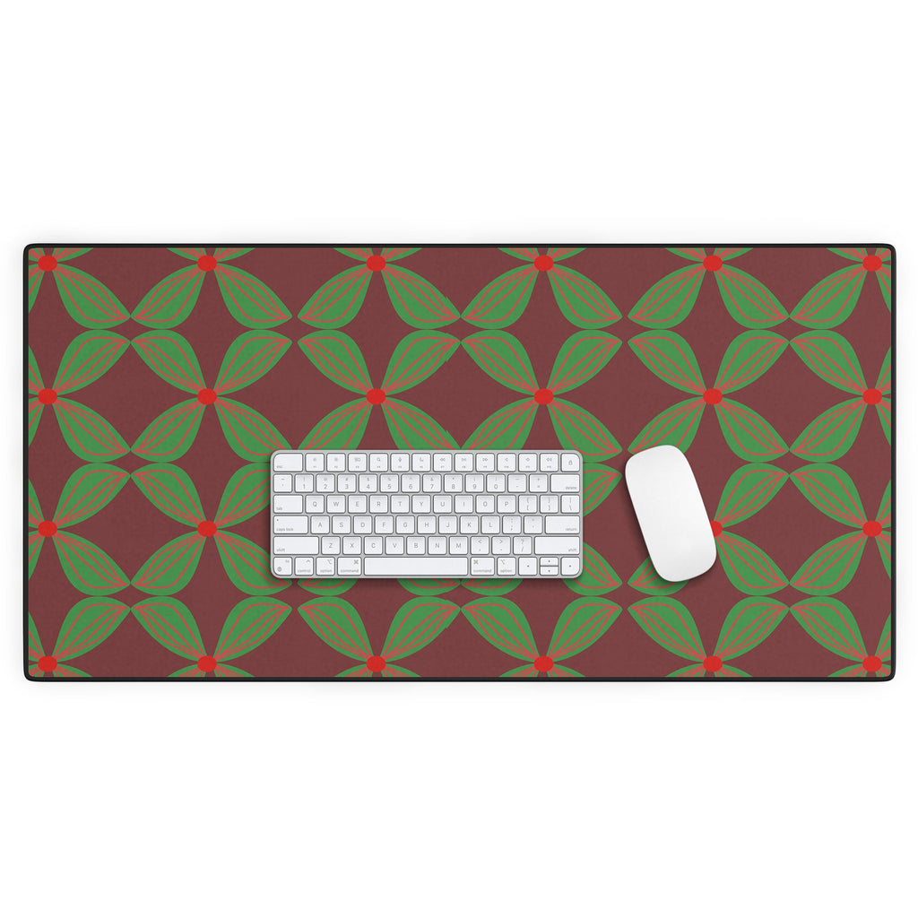Mirimo Bows and Christmas Greens Desk Mat