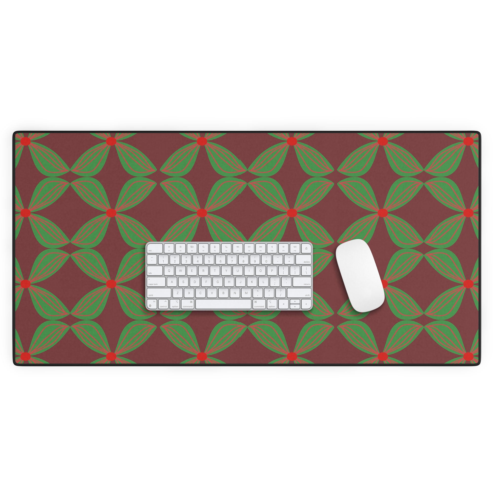 Mirimo Bows and Christmas Greens Desk Mat