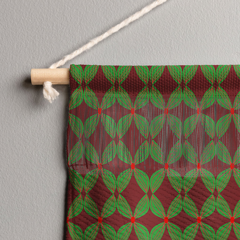 Mirimo Bows and Christmas Greens Wall Hanging Portrait