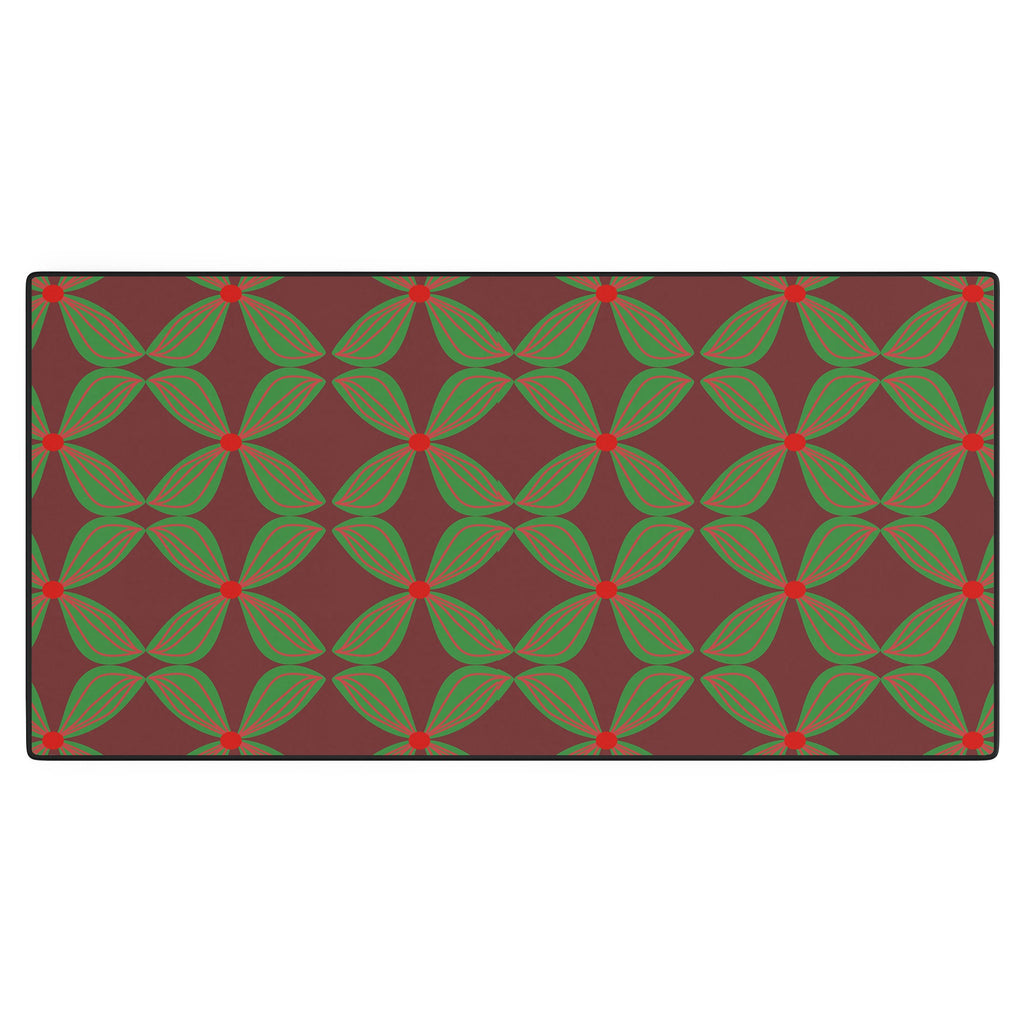 Mirimo Bows and Christmas Greens Desk Mat