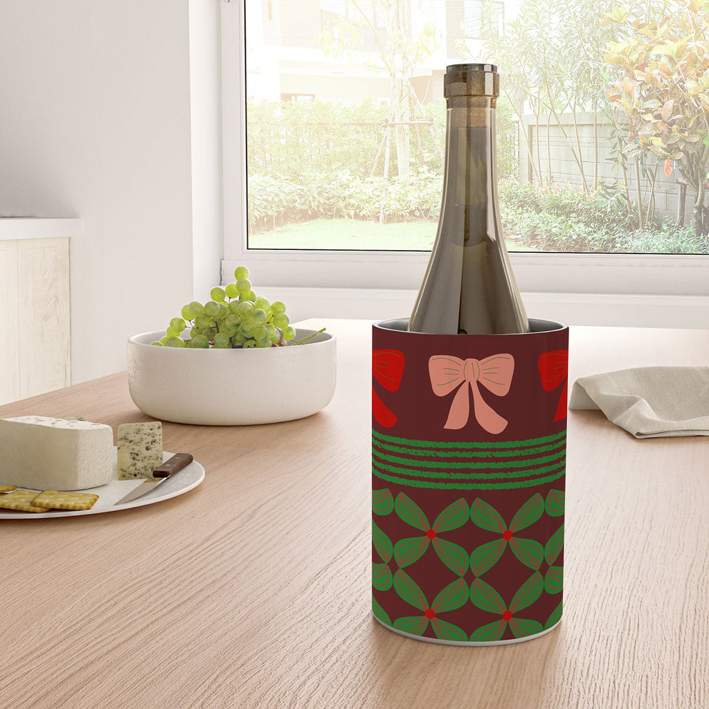 Mirimo Bows and Christmas Greens Wine Chiller