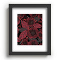 Mirimo Dark Red Romance Recessed Framing Rectangle