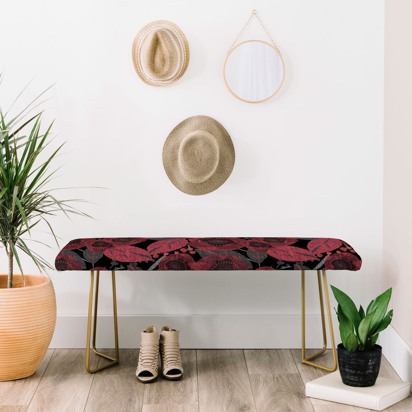 Mirimo Dark Red Romance Bench