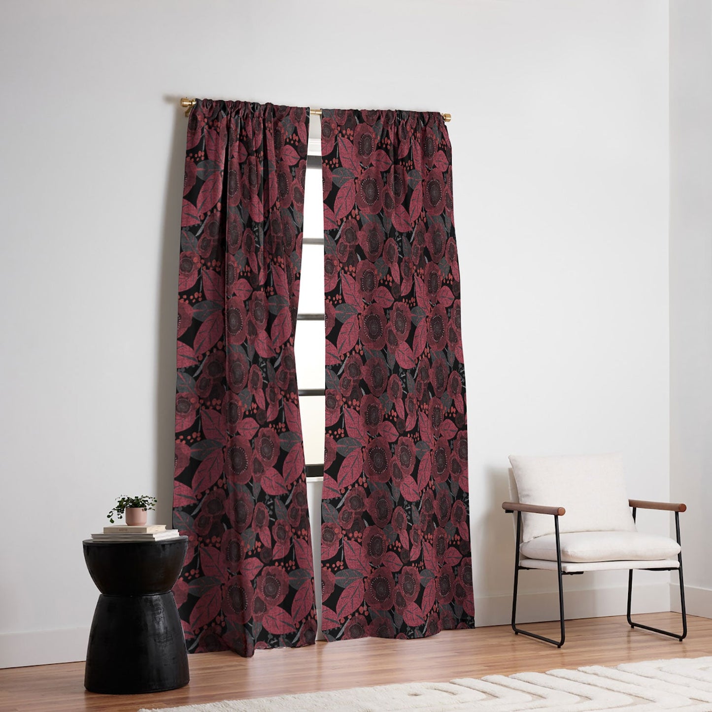 Mirimo Dark Red Romance Blackout Non Repeat