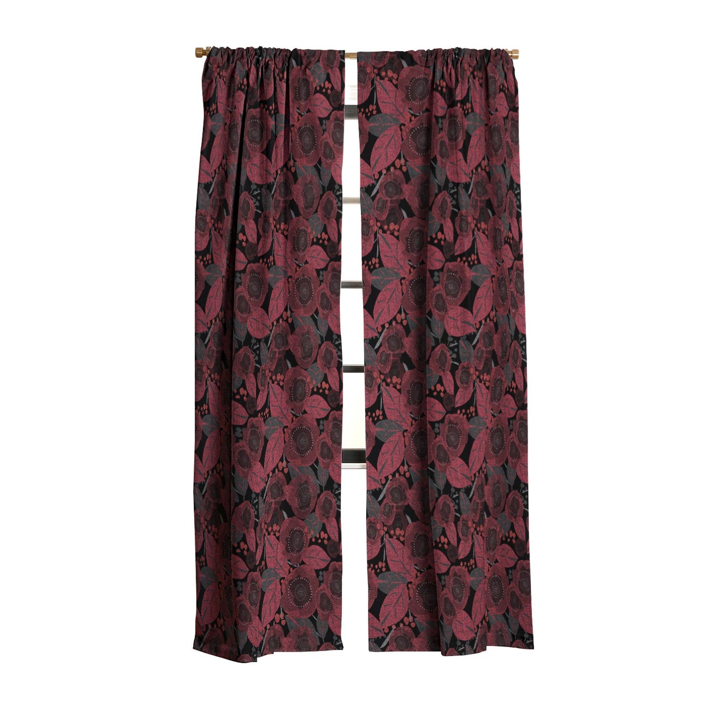 Mirimo Dark Red Romance Blackout Non Repeat