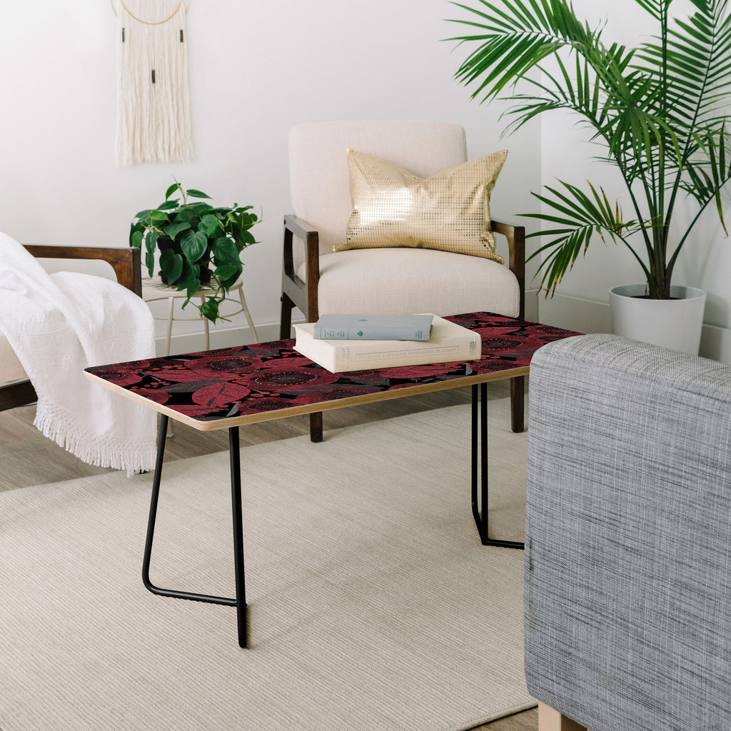 Mirimo Dark Red Romance Coffee Table