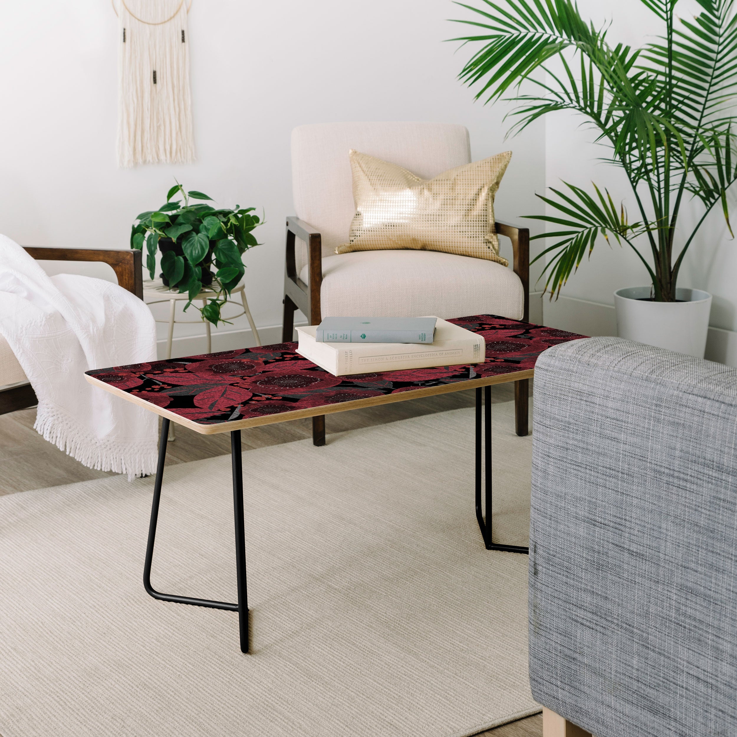 Mirimo Dark Red Romance Coffee Table
