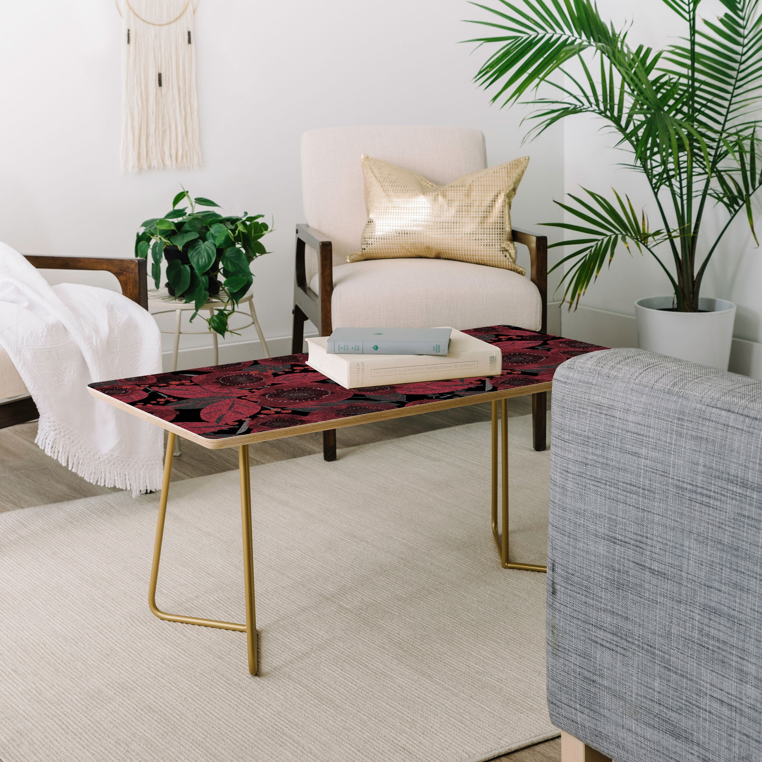 Mirimo Dark Red Romance Coffee Table