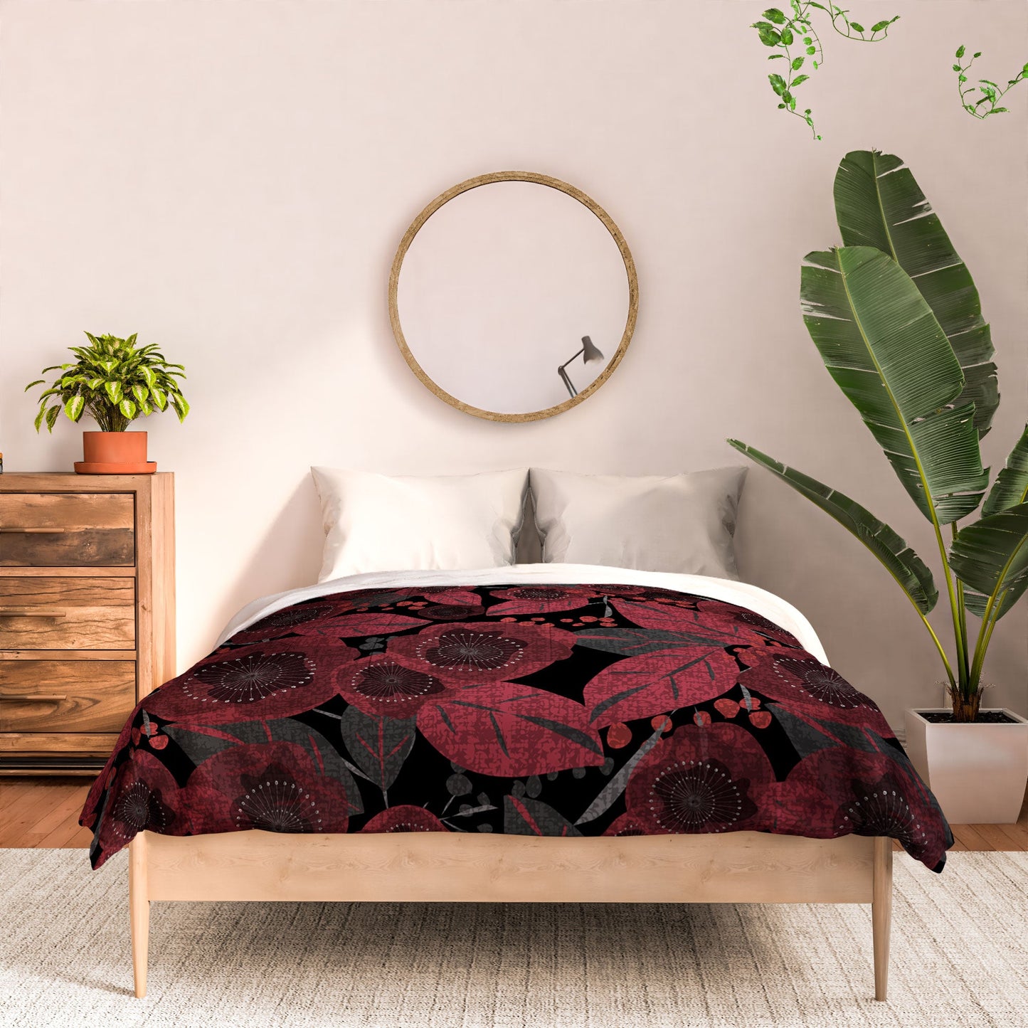 Mirimo Dark Red Romance Comforter