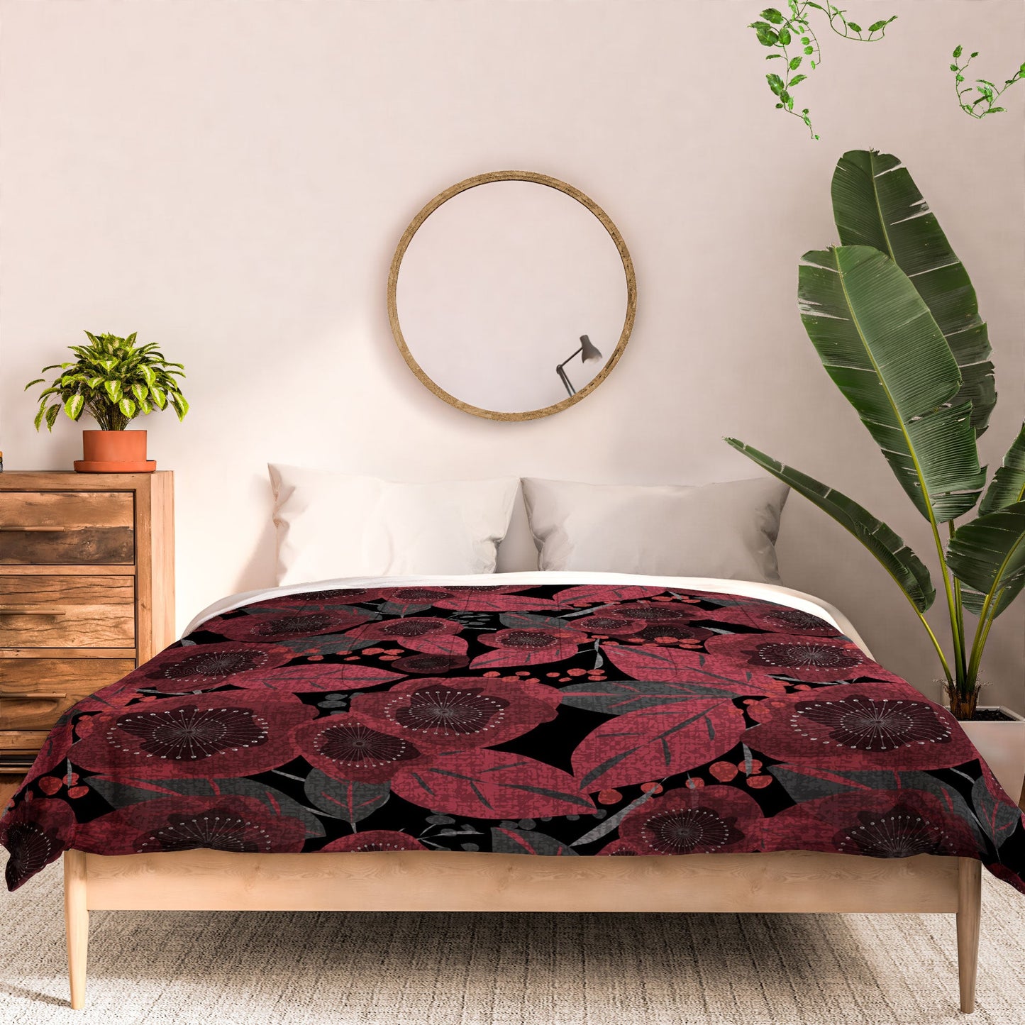Mirimo Dark Red Romance Comforter