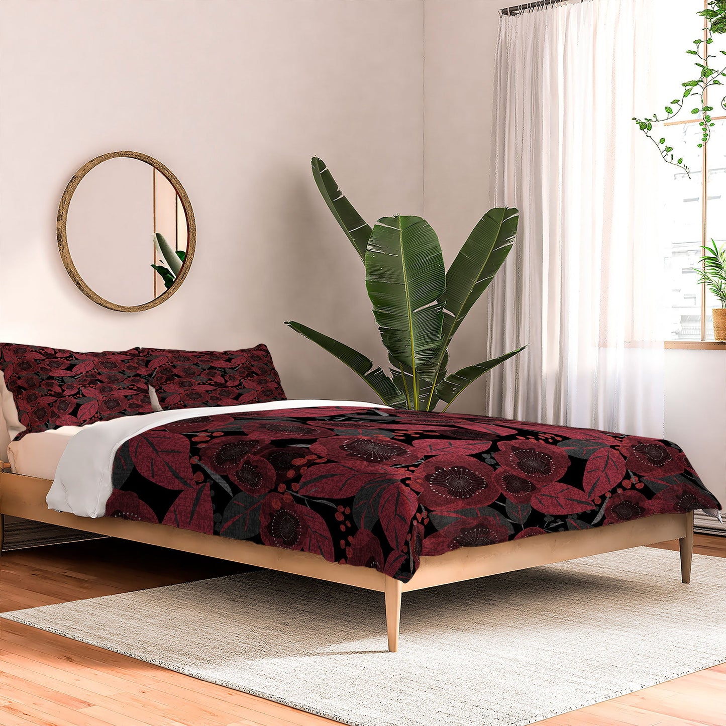 Mirimo Dark Red Romance Comforter