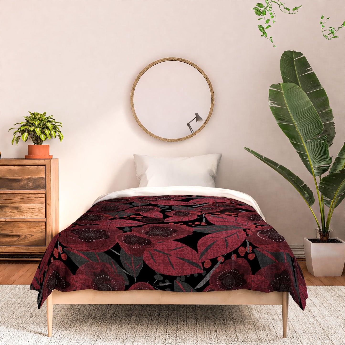 Mirimo Dark Red Romance Comforter