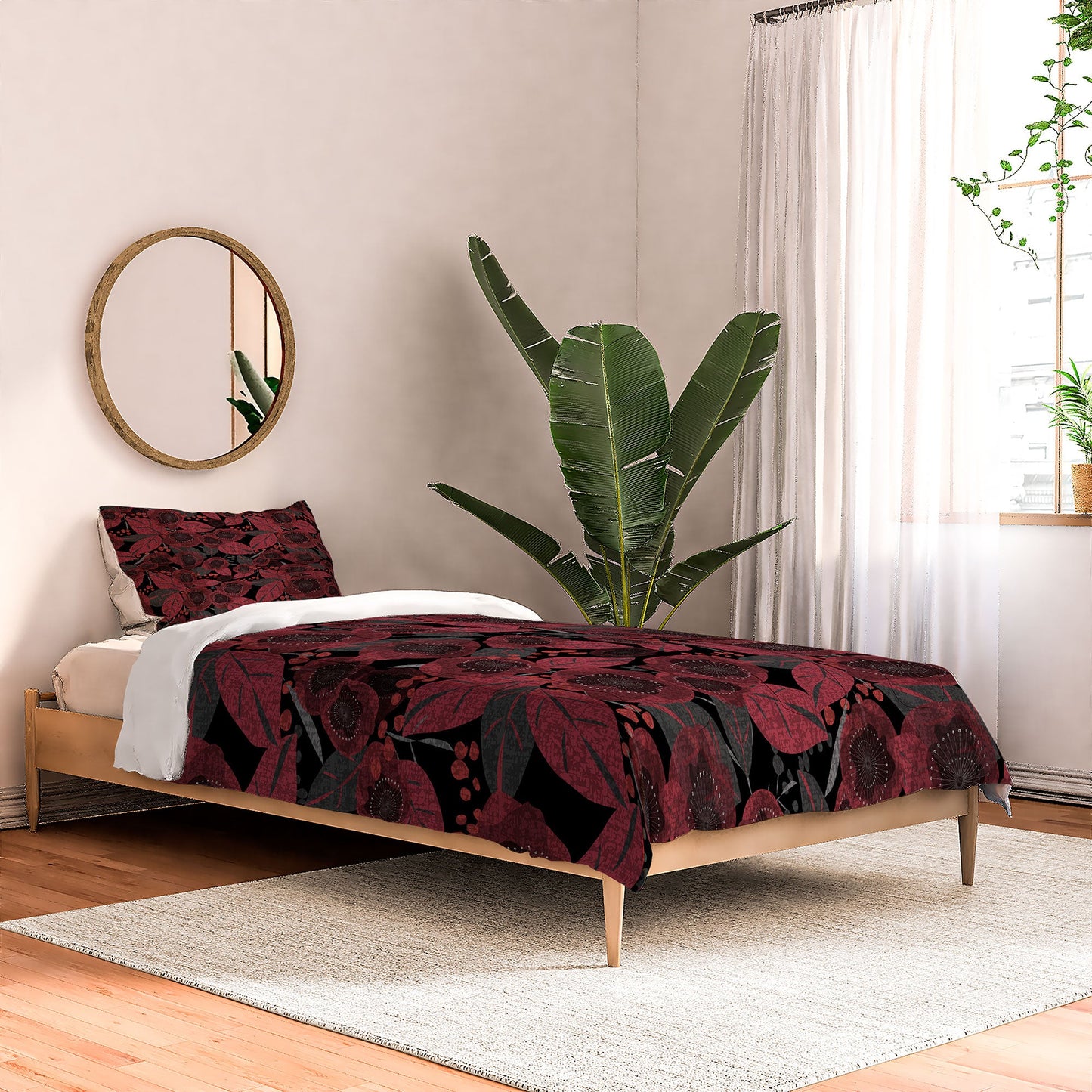 Mirimo Dark Red Romance Comforter