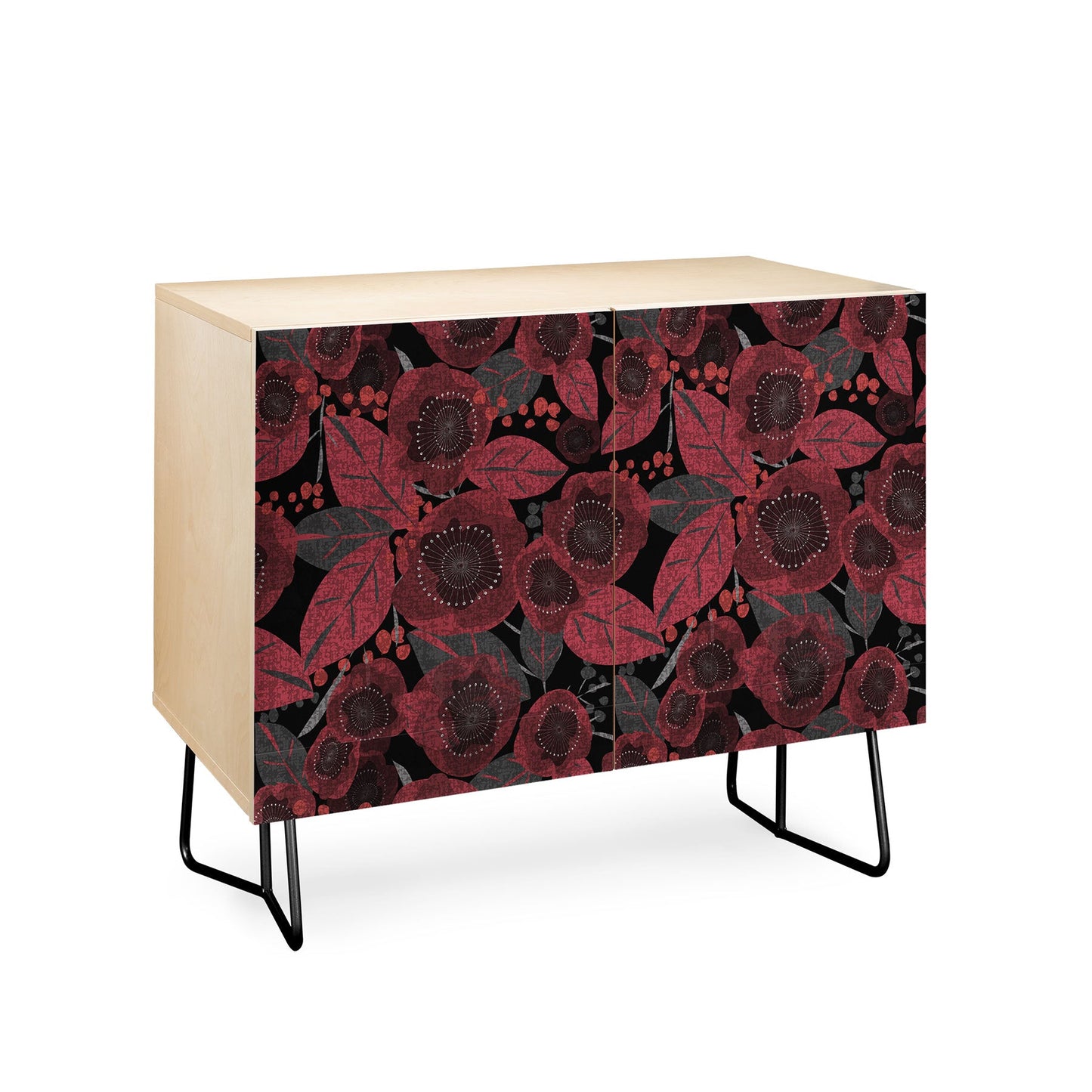 Mirimo Dark Red Romance Credenza
