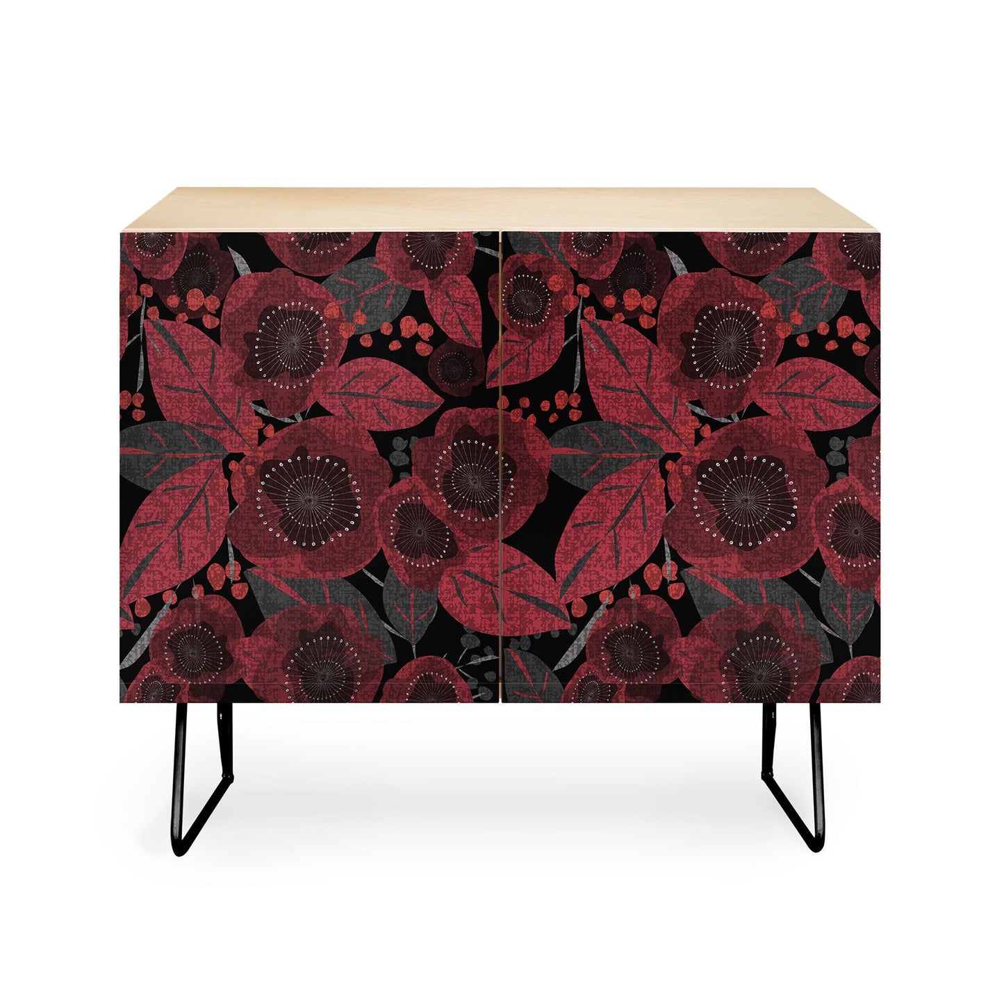 Mirimo Dark Red Romance Credenza