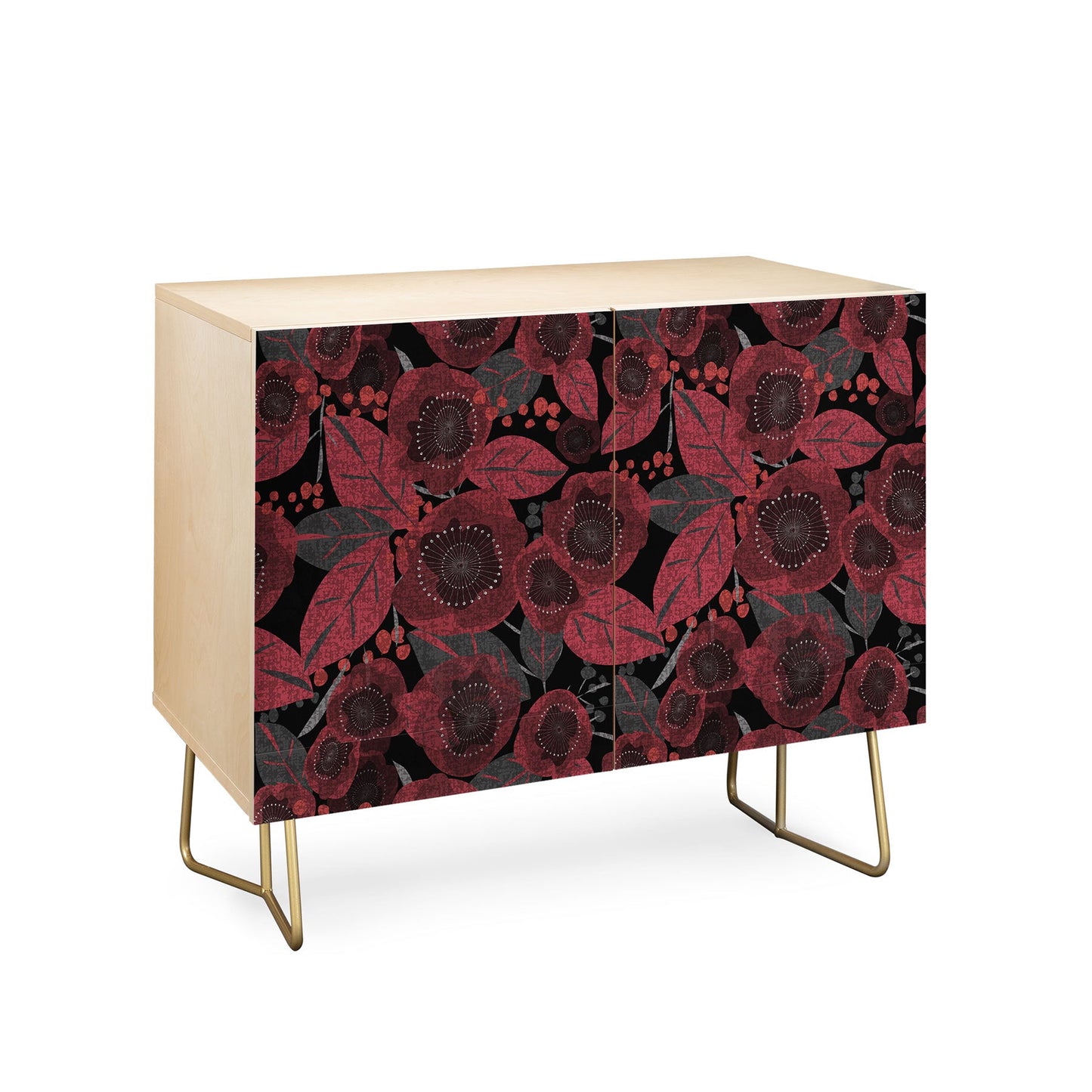 Mirimo Dark Red Romance Credenza