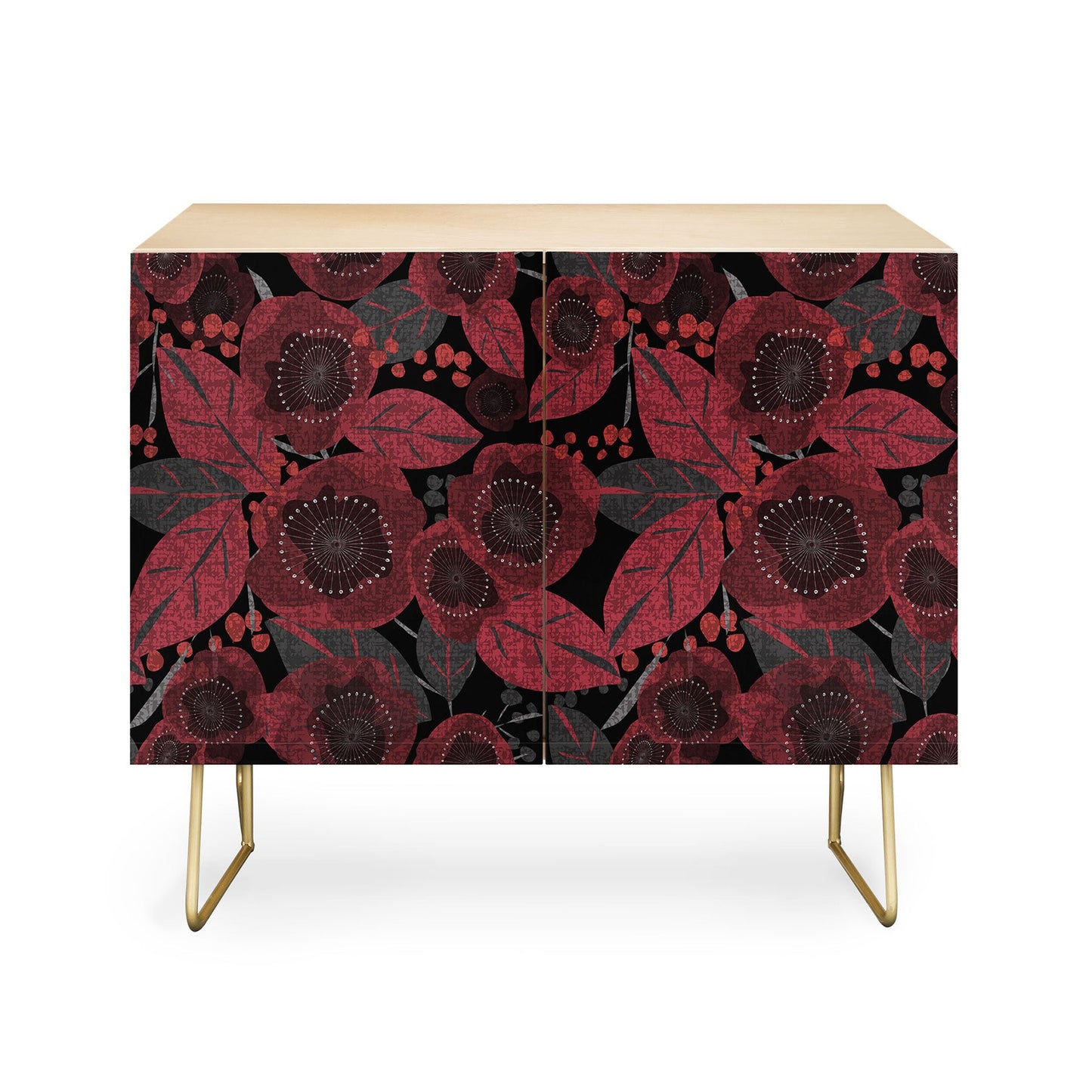 Mirimo Dark Red Romance Credenza