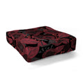 Mirimo Dark Red Romance Floor Pillow Square