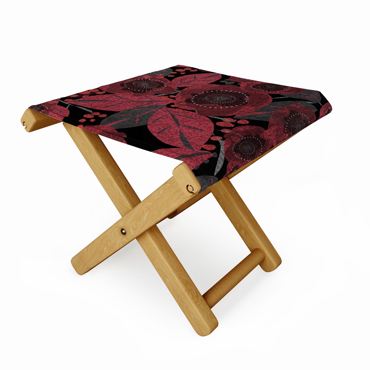 Mirimo Dark Red Romance Folding Stool