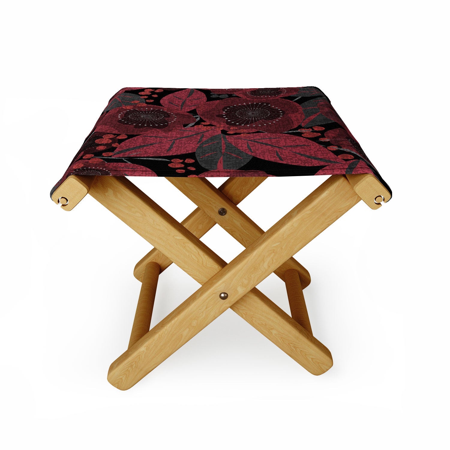 Mirimo Dark Red Romance Folding Stool