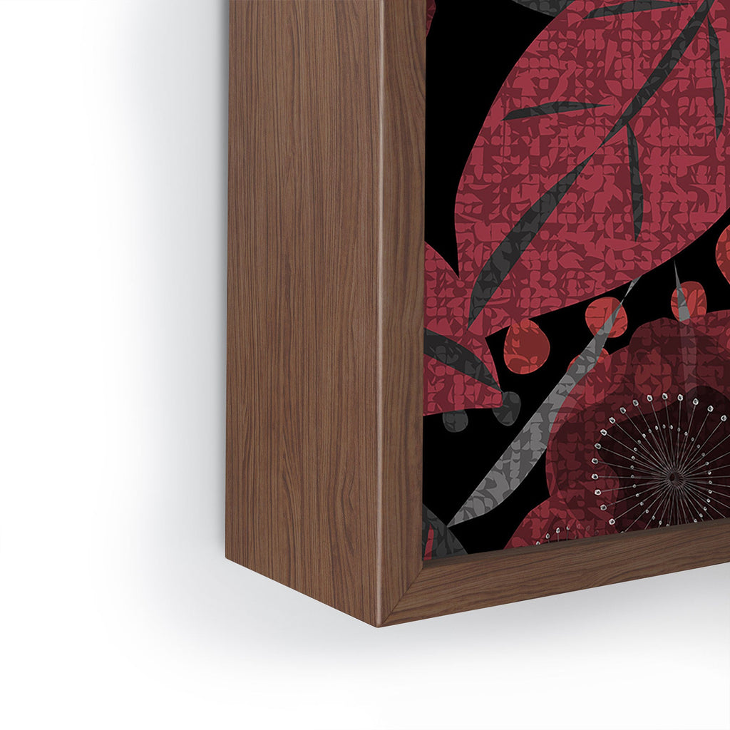 Mirimo Dark Red Romance Framed Mini Art Print