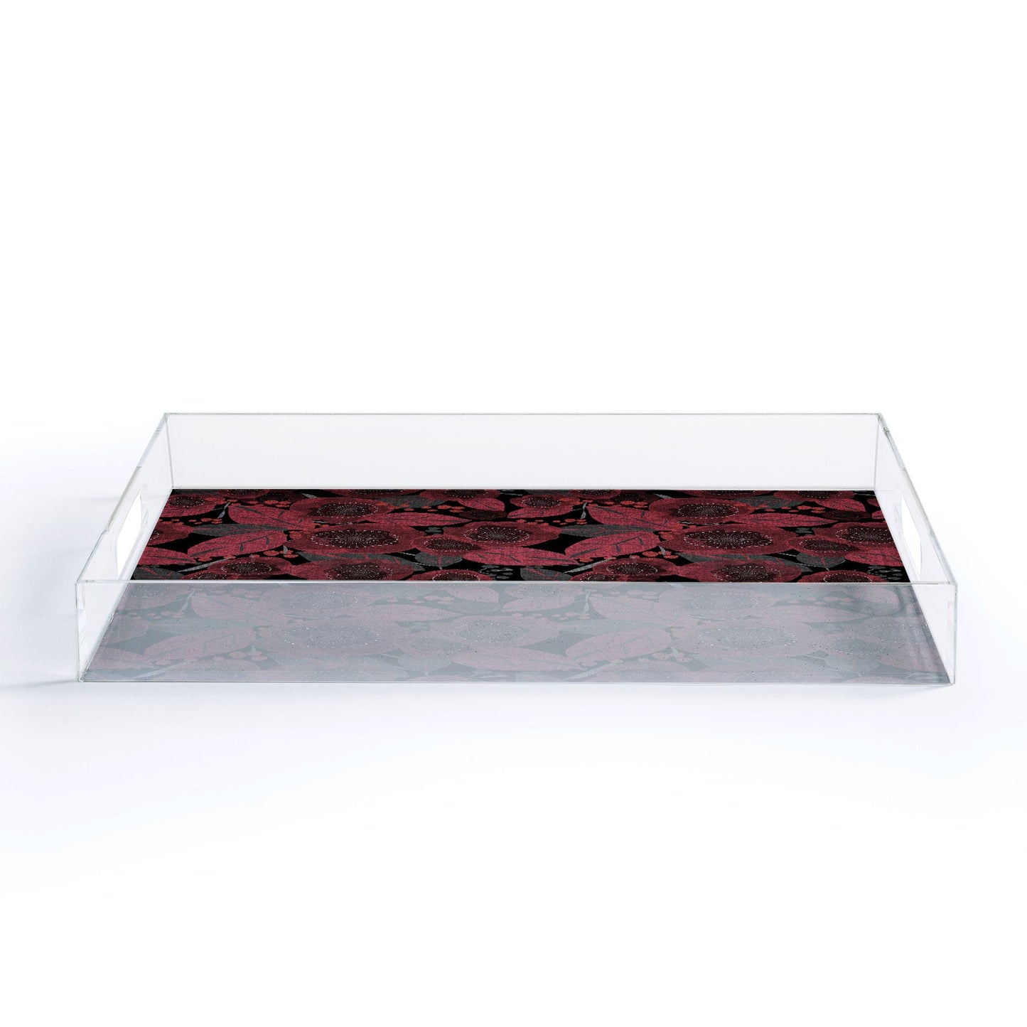 Mirimo Dark Red Romance Acrylic Tray