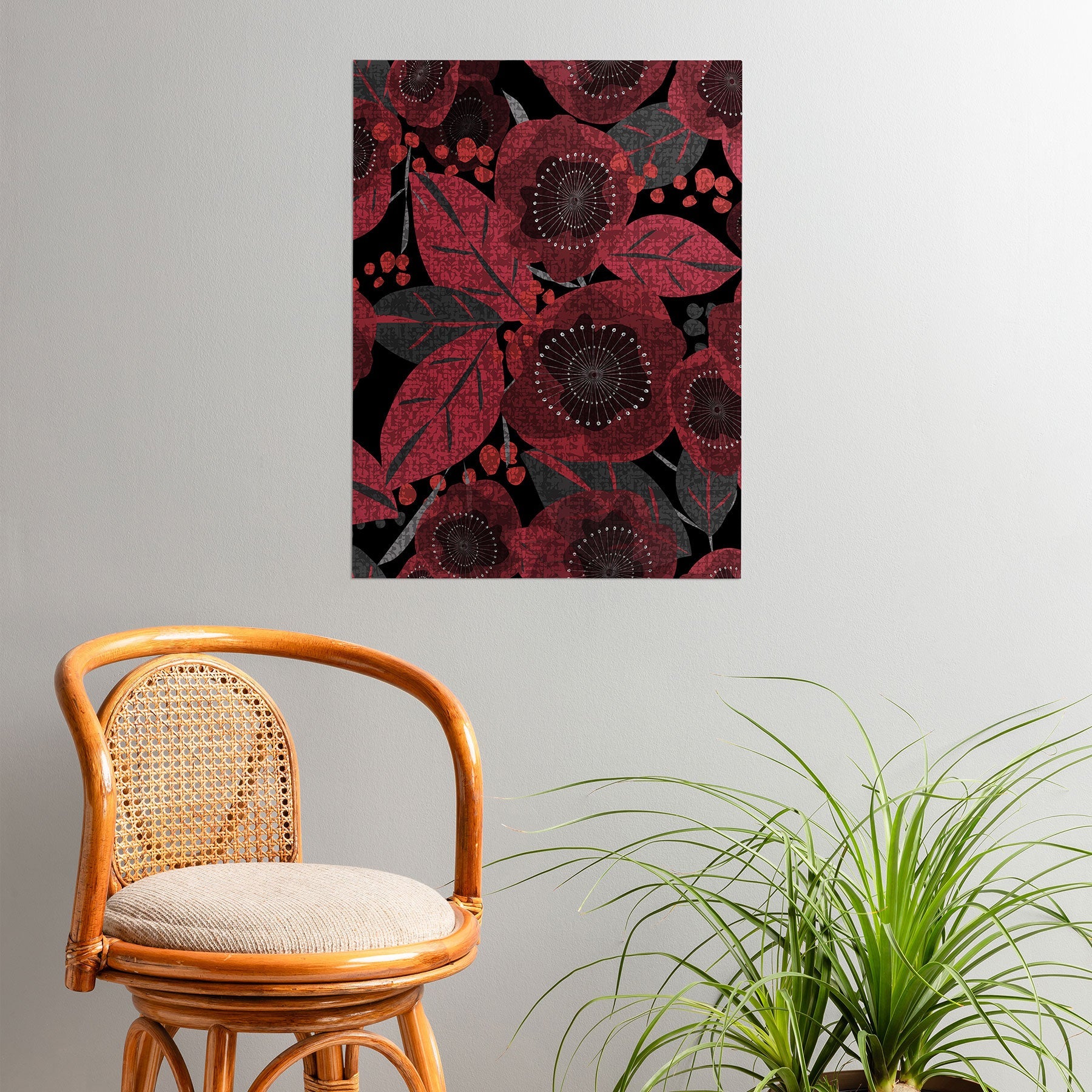 Mirimo Dark Red Romance Poster