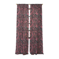 Mirimo Dark Red Romance Sheer Window Curtain