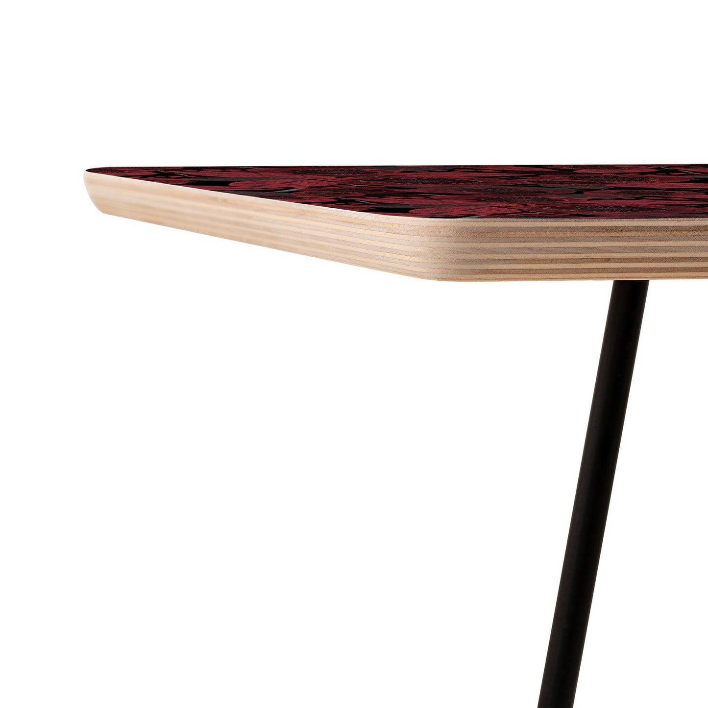 Mirimo Dark Red Romance Side Table