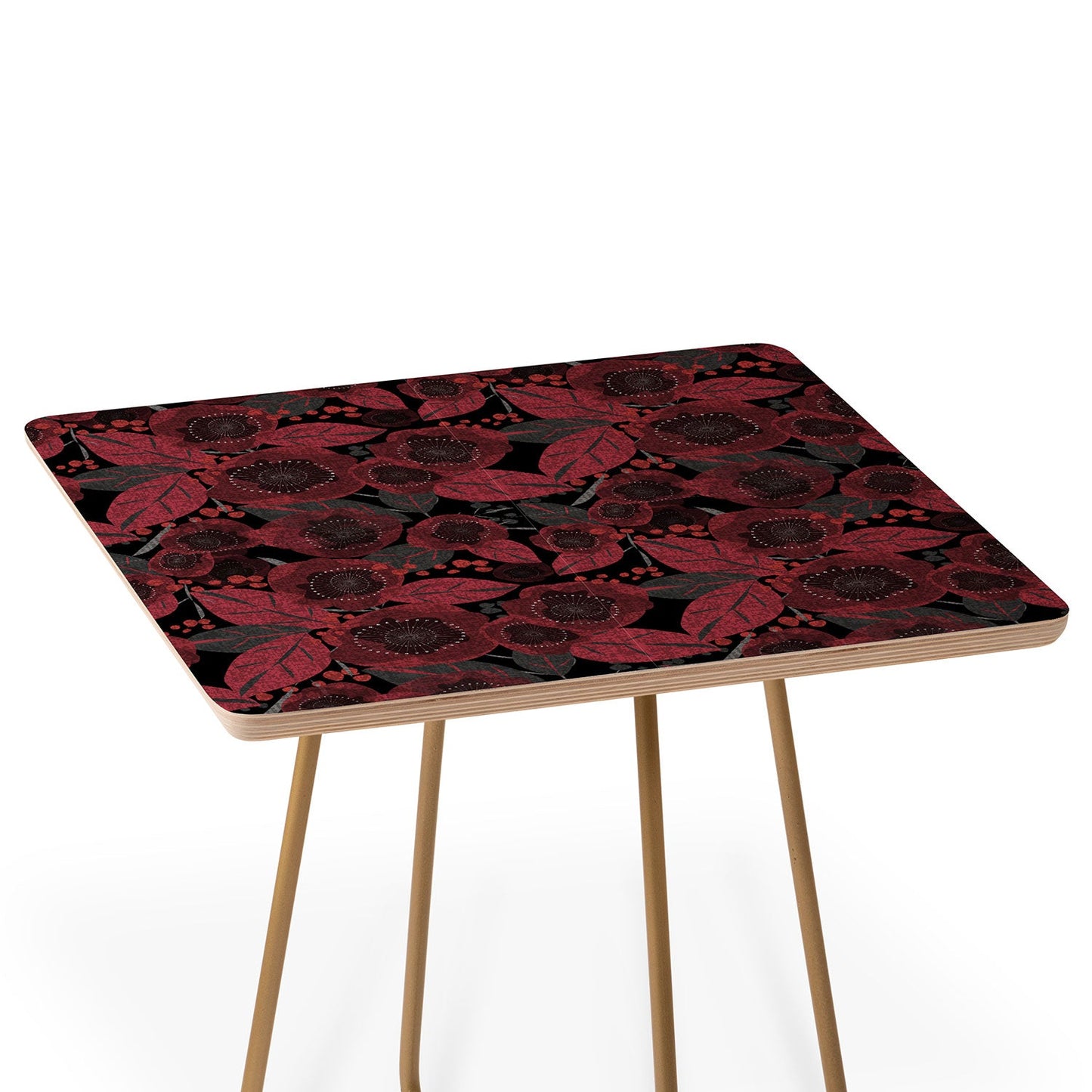 Mirimo Dark Red Romance Side Table