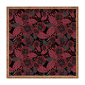 Mirimo Dark Red Romance Square Tray