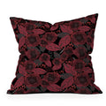 Mirimo Dark Red Romance Throw Pillow