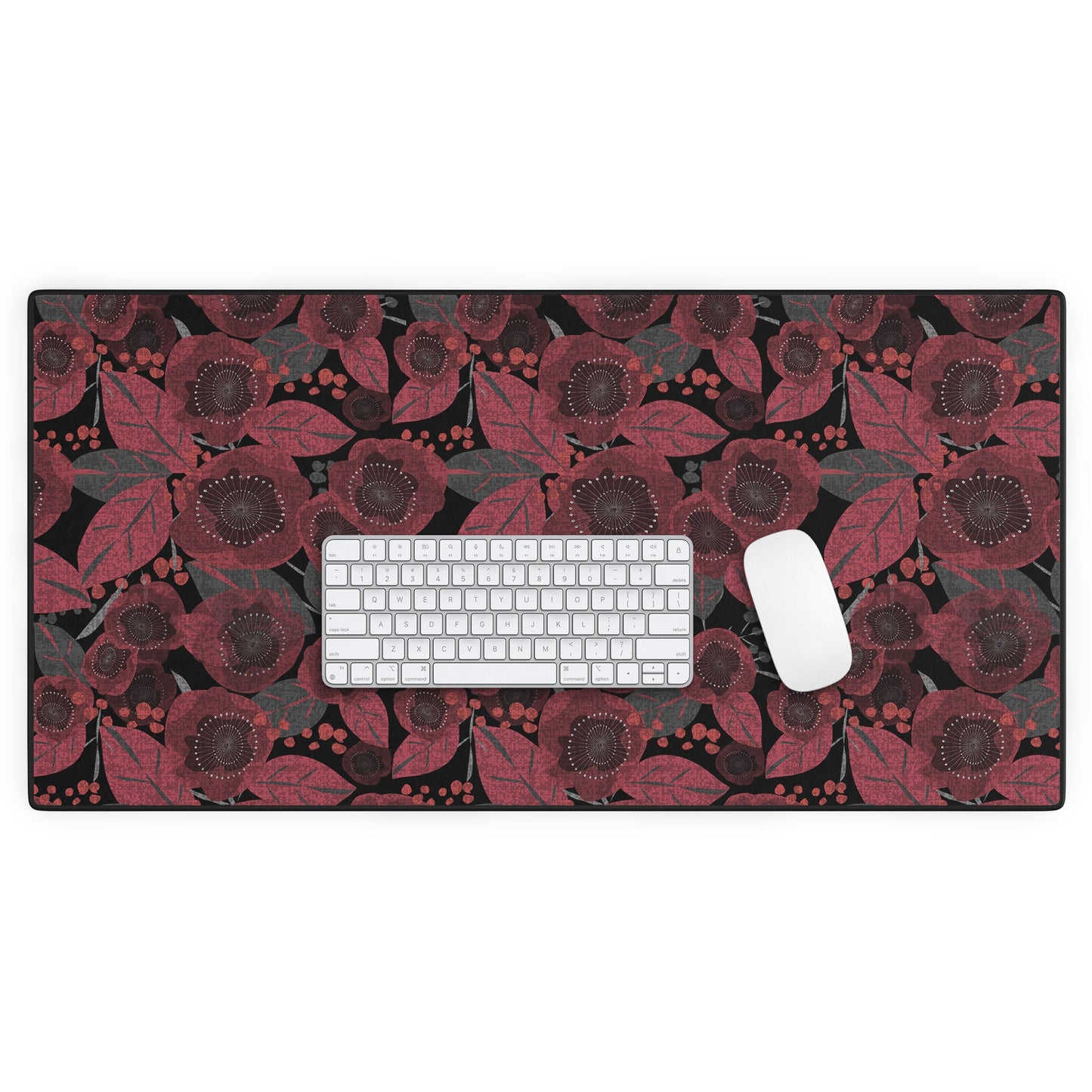 Mirimo Dark Red Romance Desk Mat