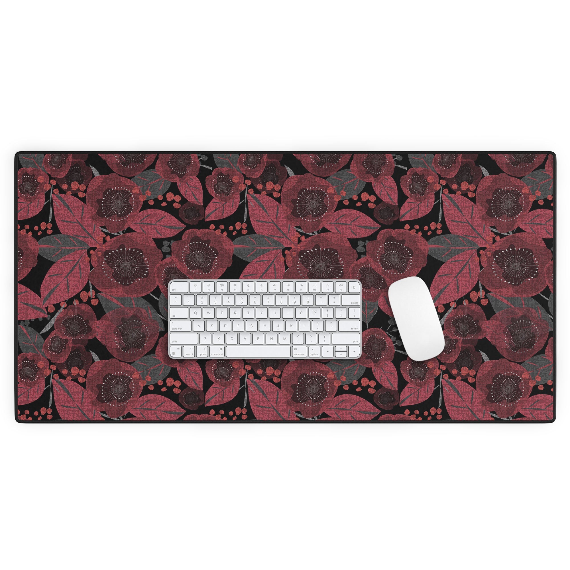 Mirimo Dark Red Romance Desk Mat