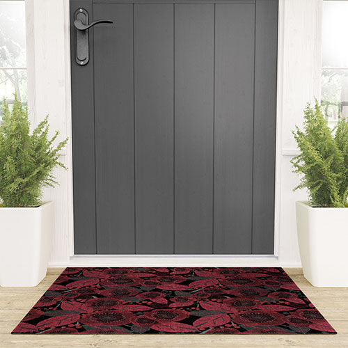 Mirimo Dark Red Romance Welcome Mat