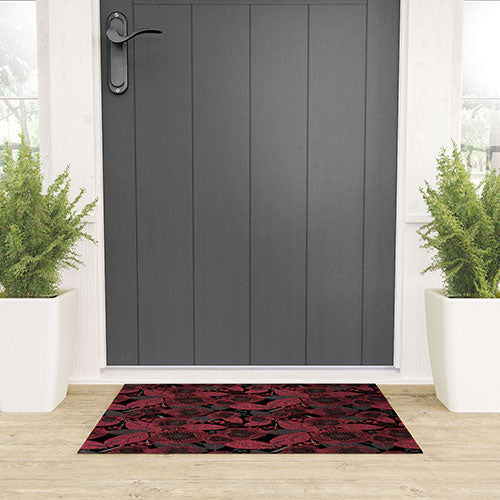 Mirimo Dark Red Romance Welcome Mat