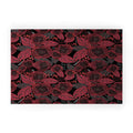 Mirimo Dark Red Romance Welcome Mat