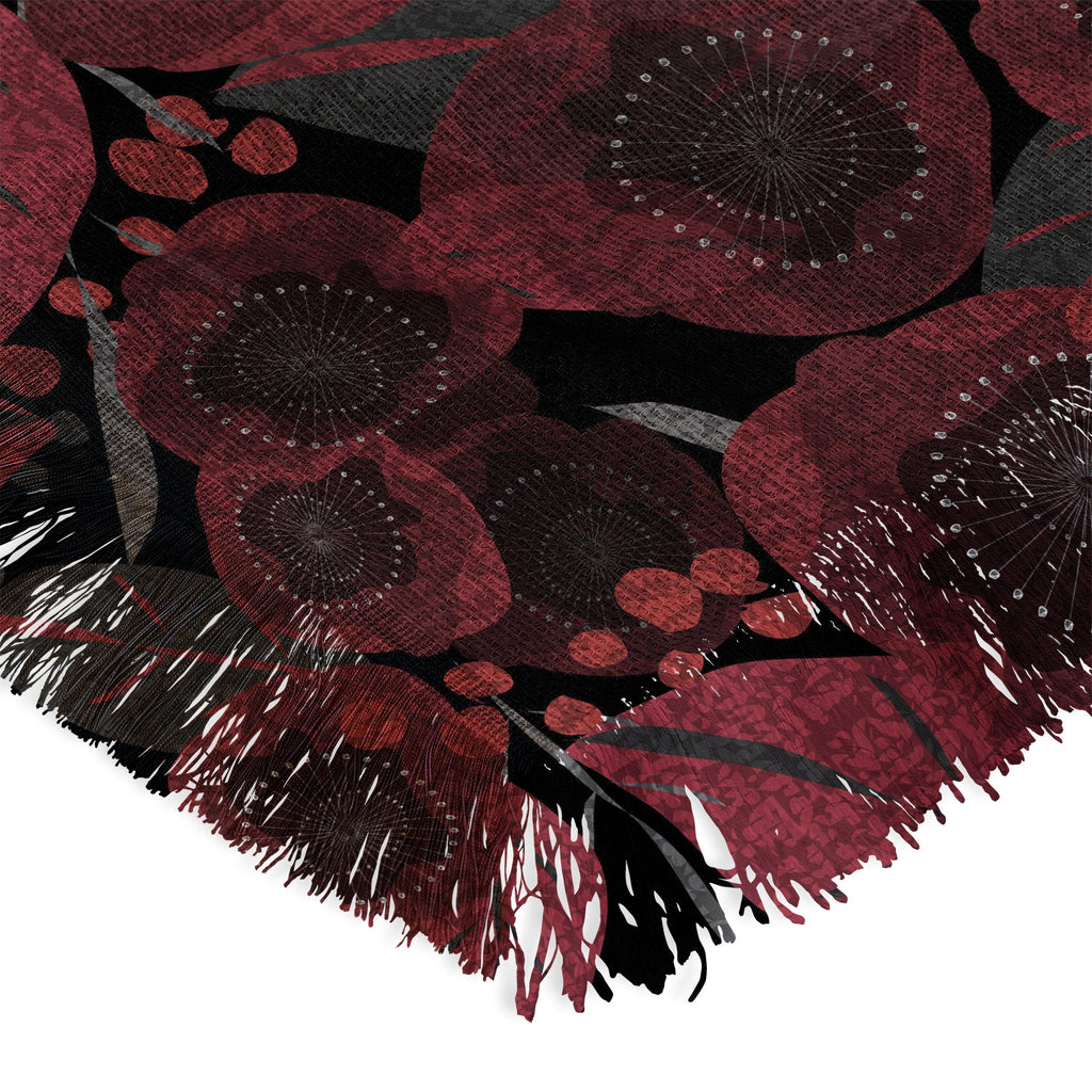 Mirimo Dark Red Romance Throw Blanket